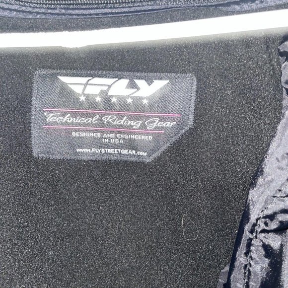 FLY Technical Riding Gear Women's Butane Jacket in BLACK sz MEDIUM - EUC - Picture 12 of 15